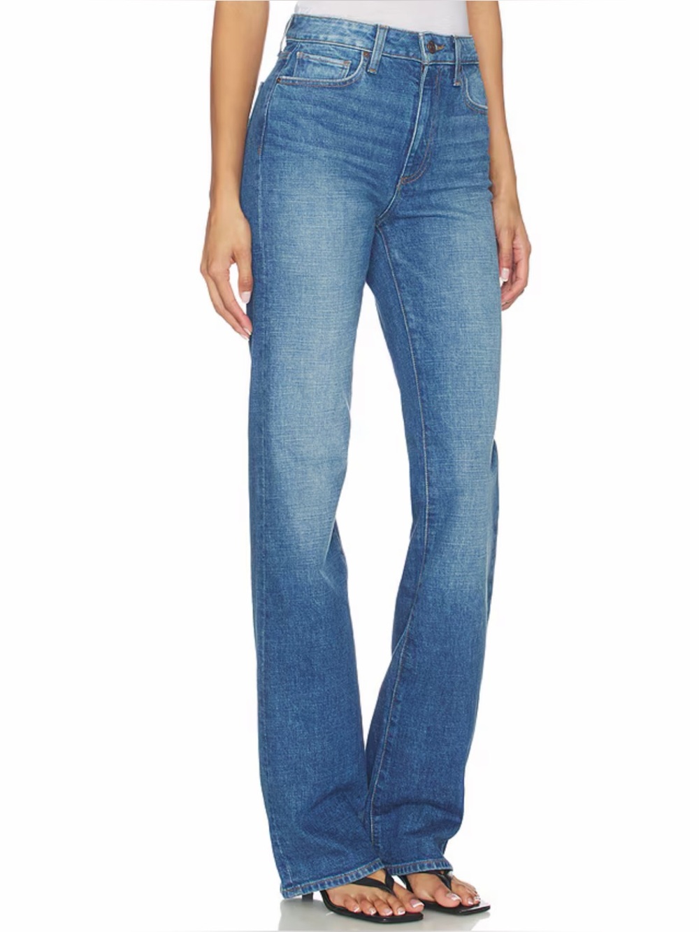 PAIGE Stevie “Calais” Blue Boot Cut Jeans Size 28